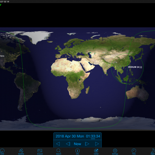 Ground Track view screenshot